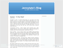 Tablet Screenshot of jennytate.wordpress.com