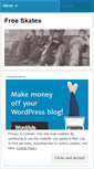 Mobile Screenshot of freeskates.wordpress.com