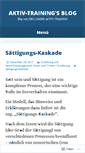 Mobile Screenshot of aktivtraining.wordpress.com