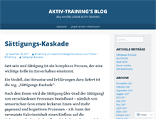 Tablet Screenshot of aktivtraining.wordpress.com