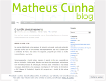 Tablet Screenshot of matheuscunha.wordpress.com