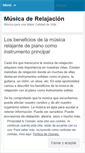 Mobile Screenshot of musicaderelajacion.wordpress.com