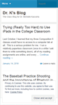 Mobile Screenshot of drkblog.wordpress.com
