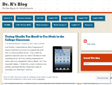 Tablet Screenshot of drkblog.wordpress.com