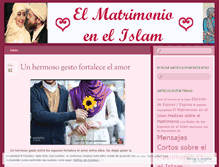 Tablet Screenshot of elmatrimonioenelislam.wordpress.com