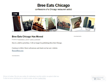 Tablet Screenshot of breeeatschicago.wordpress.com