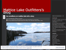 Tablet Screenshot of matticelakeoutfitters.wordpress.com