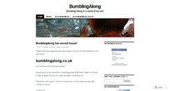 Desktop Screenshot of bumblingalong.wordpress.com