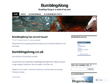 Tablet Screenshot of bumblingalong.wordpress.com