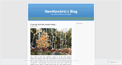 Desktop Screenshot of newnowarts.wordpress.com