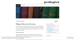 Desktop Screenshot of jjwallingford.wordpress.com