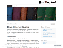 Tablet Screenshot of jjwallingford.wordpress.com