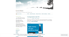 Desktop Screenshot of lovesrest.wordpress.com