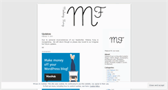 Desktop Screenshot of mobergfung.wordpress.com