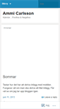 Mobile Screenshot of ammicarlsson.wordpress.com