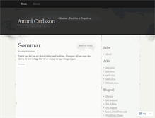 Tablet Screenshot of ammicarlsson.wordpress.com