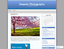 Tablet Screenshot of despainphotography.wordpress.com