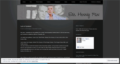 Desktop Screenshot of erichennigfan.wordpress.com