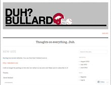 Tablet Screenshot of dabullard.wordpress.com