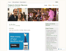 Tablet Screenshot of chrisorange.wordpress.com