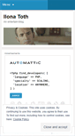 Mobile Screenshot of ilonatoth.wordpress.com