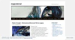 Desktop Screenshot of magiceternal.wordpress.com
