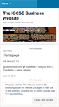 Mobile Screenshot of igcsebusinessstudies.wordpress.com