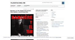 Desktop Screenshot of filosofiaconel15m.wordpress.com