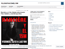 Tablet Screenshot of filosofiaconel15m.wordpress.com
