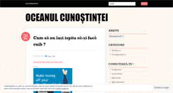 Desktop Screenshot of oceanul.wordpress.com