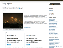 Tablet Screenshot of apdri.wordpress.com