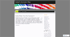 Desktop Screenshot of amberseconblog.wordpress.com