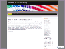 Tablet Screenshot of amberseconblog.wordpress.com