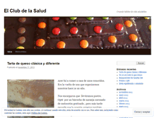 Tablet Screenshot of elclubdelasalud.wordpress.com