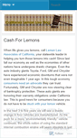 Mobile Screenshot of lemonlawassociates.wordpress.com