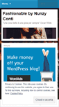 Mobile Screenshot of fashionablenunzy.wordpress.com