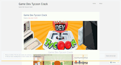 Desktop Screenshot of gamedevtycooncrack.wordpress.com