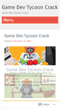 Mobile Screenshot of gamedevtycooncrack.wordpress.com