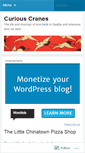 Mobile Screenshot of curiouscranes.wordpress.com