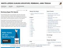 Tablet Screenshot of kawasangununglasem.wordpress.com