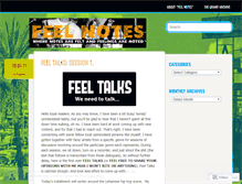 Tablet Screenshot of feelnotes.wordpress.com