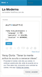 Mobile Screenshot of lasmodernas.wordpress.com