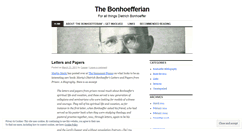 Desktop Screenshot of dietrichbonhoeffer.wordpress.com