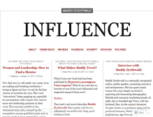 Tablet Screenshot of influencebook.wordpress.com