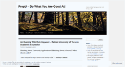 Desktop Screenshot of prepu.wordpress.com