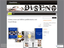 Tablet Screenshot of disenos.wordpress.com