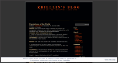 Desktop Screenshot of krilllin.wordpress.com