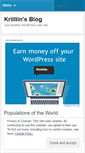 Mobile Screenshot of krilllin.wordpress.com
