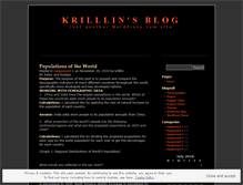 Tablet Screenshot of krilllin.wordpress.com