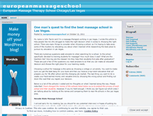 Tablet Screenshot of europeanmassageschool.wordpress.com